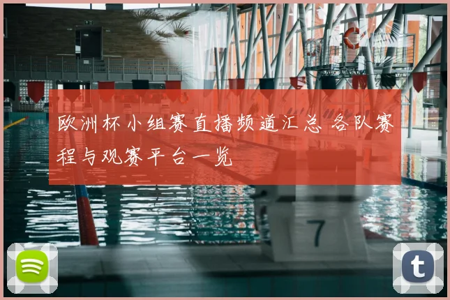 欧洲杯小组赛直播频道汇总 各队赛程与观赛平台一览